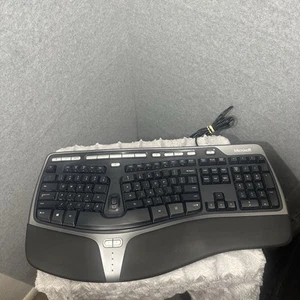 Microsoft Natural Ergonomic Keyboard 4000 v1.0 KU-0462 USB Wired - Afbeelding 1 van 5