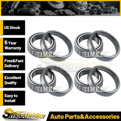 Timken 4X Front Inner Outer Wheel Bearing and Race Set Fits Dodge D50 1982-1982 - Image 1 of 4