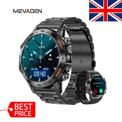 Men Smart Watches for iOS Android Sports Fitness Tracker Waterproof Smart Watch - Image 1 of 4