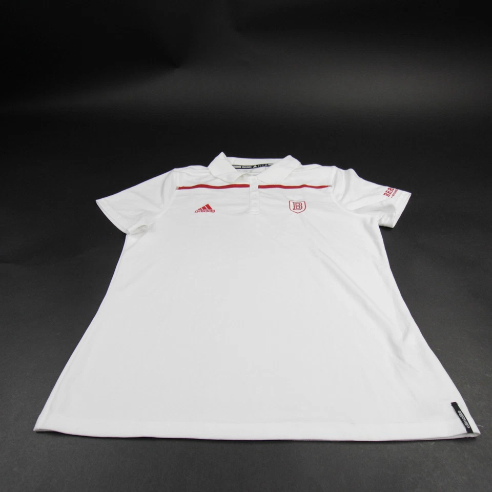 Bradley Braves adidas Climalite Polo Women's White New - Image 1 of 1
