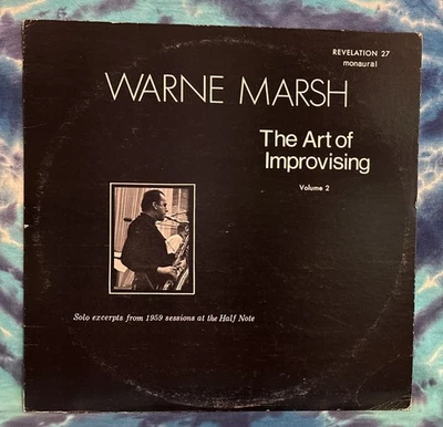Warne Marsh LP The Art Of Improvising Volume 2 Original 1977 Press   REVELATION - Image 1 of 4