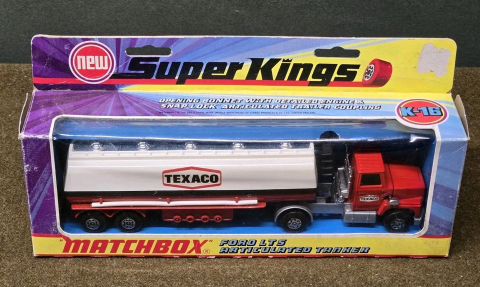 1976 Matchbox K-16 SUPER KINGS Ford Articulated Tanker BOXED  - Image 1 of 4