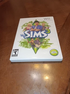 The Sims 3 Nintendo Wii 2010 with Manual & Inserts - Image 1 of 3