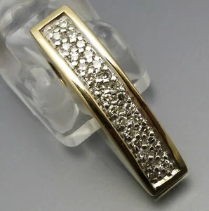 DISEÑO MADURO - ELEGANTE COLGANTE DIAMANTE - ORO 585 - Imagen 1 de 6