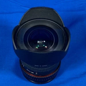 UNTESTED ROKINON LENS FOR CANON CAMERA - ESTATE LIQUIDATION - FREE SHIPPING - Picture 1 of 12