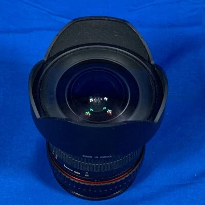UNTESTED ROKINON LENS FOR CANON CAMERA - ESTATE LIQUIDATION - FREE SHIPPING - Image 1 of 4
