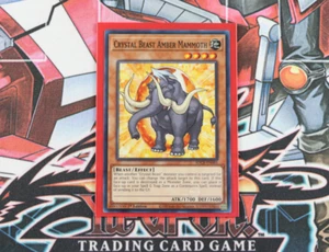 YuGiOh Kristallungeheuer Bernsteinmammut SDCB-DE005 1. Auflage Common - Bild 1 von 2
