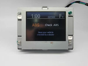 2008 - 2013 Toyota Highlander OEM Multi-Information Upper Dash Display Screen - Bild 1 von 4