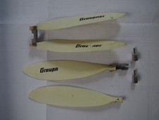 Graupner 2x Pusher Druckluftschraube für vintage HI-FLY Elektrosegler