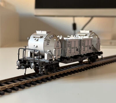 FLEISCHMANN HO - VAGÓN PORTACONTENEDORES - Imagen 1 de 4