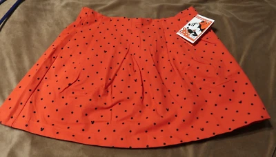 Oh мой Disney красный Минни-Маус мини юбка новый большой L плиссированные горошек - Изображение 1 из 4
