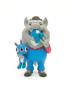 Ron English Popaganda Waylone Wolf 8” Vinyl Figure Limited New Signed! Sold Out