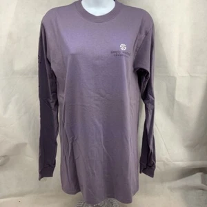 Delaware Simply Southern Womens T-Shirt Purple Plum Long Sleeve Crew Neck S New - Picture 1 of 10