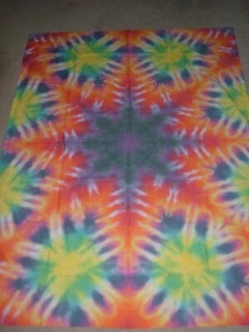 Tie-Dye halber Doppelblatt Wandteppich: 48" x 64" - Bild 1 von 2