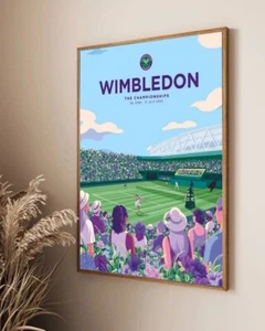 Póster de Wimbledon The Championships 2025 30 de junio - 13 de julio de 2025 - Imagen 1 de 1