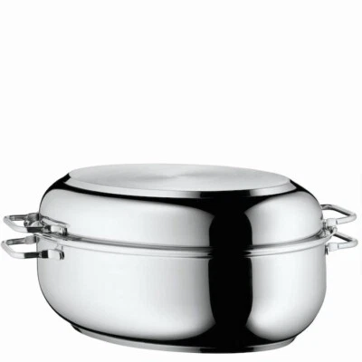 WMF, Bräter mit Deckel, Stahl - Bild 1 von 2