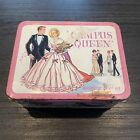 1967 Thermos Campus Queen Magnetic Game Kit Pink Metal Lunchbox