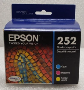 Epson 252 (T252520-S) TriColor Tintenpatrone Cyan Magenta Gelb EXP. 2020 #99 - Bild 1 von 2