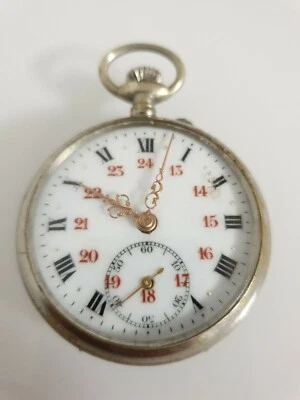 ANTIKE MOTIV TASCHENUHR POCKET WATCH  - Bild 1 von 4