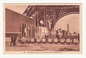 *** Petit Train Electrique de l'Exposition *** Expo. Intl. Paris 1937 - CPA 0565 - Picture 1 of 2