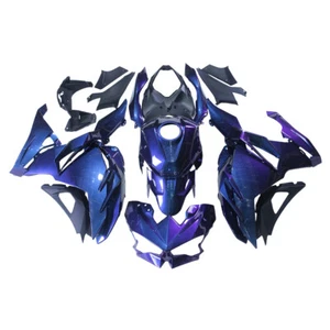 Chameleon Blue Purple ABS Fairings Kit for Kawasaki 2024 2025 Ninja 500 Body Kit - Imagen 1 de 8