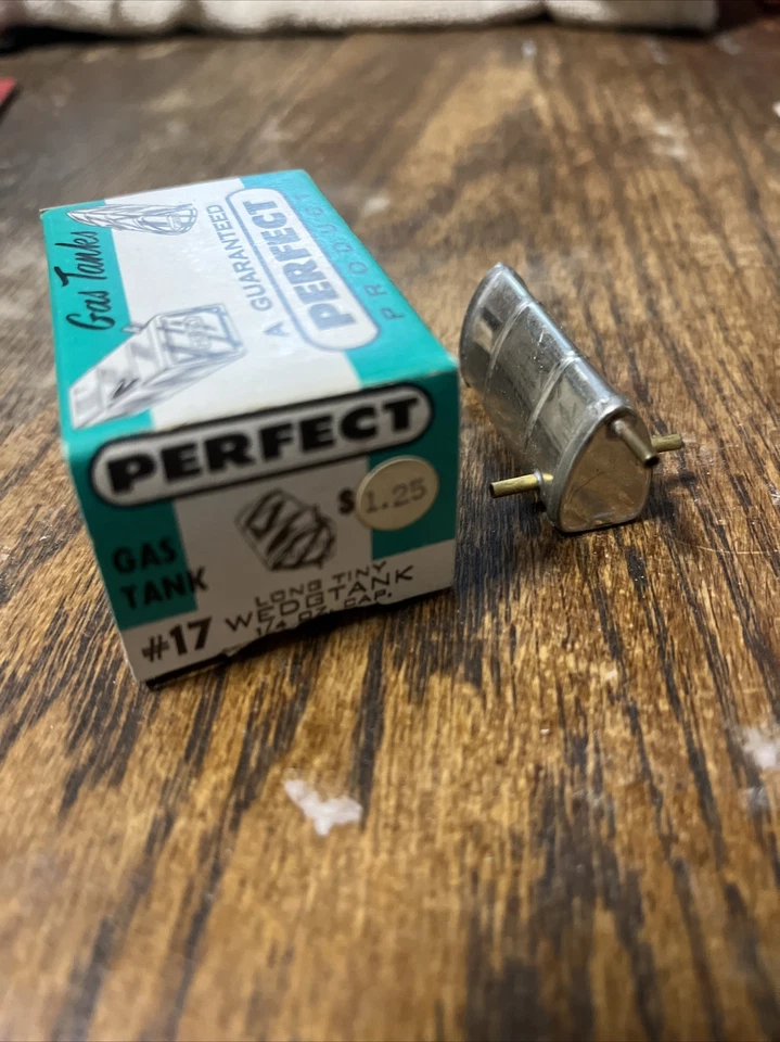 NOS Perfect Gas Tank RC Airplane #17 Long Tiny Wedgtank 1/4 Oz. - Image 1 of 1