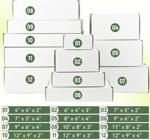Moving Boxes kit Shipping Boxes Mailing boxes Mailer boxes All sizes large small - Picture 1 of 89