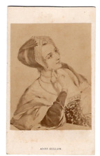 Queen "ANNE BULLEN" Boylen Victorian Illustration Art Card Album Filler CDV