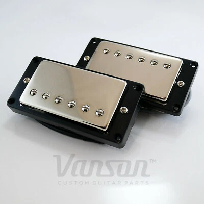 NUEVO Vanson '57 Alnico II Níquel Estilo PAF Humbucker Set para Gibson ® Epiphone ®* - Imagen 1 de 4