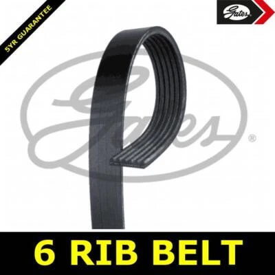 Alternator Belt Ribbed FOR RENAULT KOLEOS 08->ON 2.5 HY 2TR700 2TR702 2TR703 - Image 1 of 2