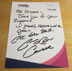 Amy Courser Autographed Signed 8.5X11 Letter USA Congressional Candidate Oregon - Picture 1 of 3