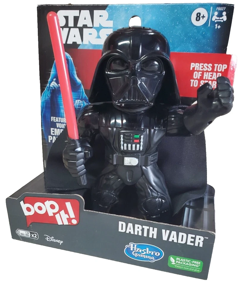 Disney Hasbro Gaming Darth Vader Black Red Star Wars Bop It Press Top Of Head