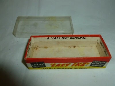  Vintage EMPTY LAZY IKE YS Lure Box  Lot H-880 - Image 1 of 4