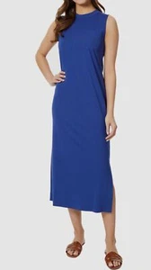 Jones New York Women's Blue Crewneck Sleeveless Dress Size XL - Picture 1 of 3