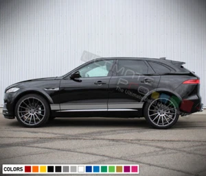 Calcomanía adhesiva para Jaguar F Pace Stripes cupé puerta carrocería kit parte Sport Turbo - Imagen 1 de 81