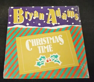SEALED CHRISTMAS Bryan Adams A&M 12162 Christmas Time, No Punch Holes - Picture 1 of 1