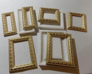 Dolls house Mirror Frames Picture Frames Silicone Rubber Moulds 1 / 12Th Scale - Picture 1 of 1
