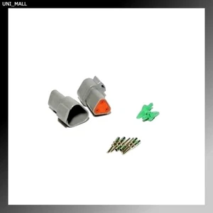 2 x Deutsch DT 3-Pin Male Connector Kit 14-16AWG Solid Pins (Made in USA) - Imagen 1 de 5