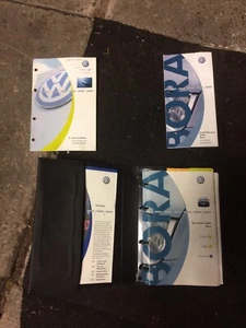 Genuine Volkswagen Bora Book Literature Bora Owners Manual In Leather Book Vag - Picture 1 of 4