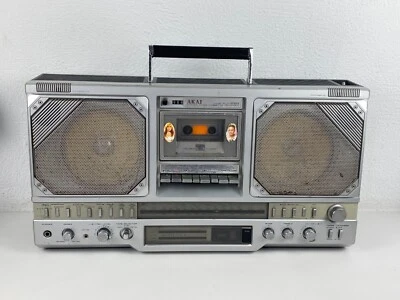 AKAI AJ 530 Raro Vintage Ghetto Blaster Gravador de Cassete Boombox Rádio Vintage - Imagem 1 de 4