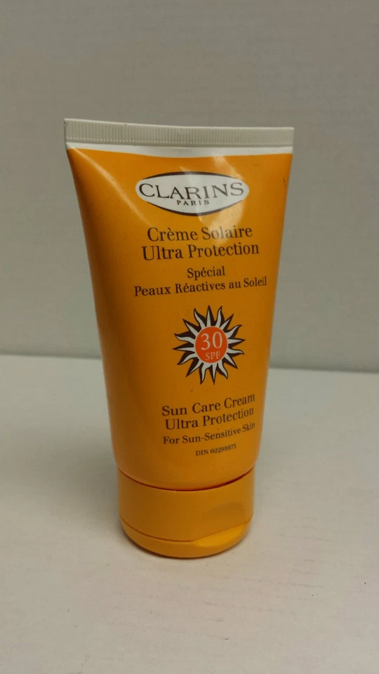 CLARINS SUN CARE CREAM ULTRA PROTECTION FOR SUN SEN.SKIN SPF 30 Lot M - Image 1 of 1