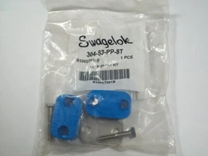 1 - Supporto tubo morsetto in plastica bullonato Swagelok, tubo 1/2", 304-S3-PP-8T - Foto 1 di 5
