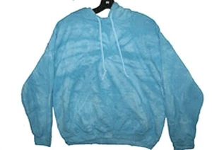 Größe SMALL BLAU PINWHEEL handgefärbter TIE DYE HOODY Kapuzenpullover - Bild 1 von 1
