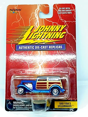 Johnny Lightning Finks Speedwagon, Sealed New Woody Chromed motor detailed  F6 - Image 1 of 4