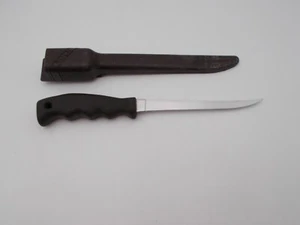 BUCK 123 USA FILLET KNIFE WITH SHEATH PLUS MARK 1991 - Picture 1 of 11
