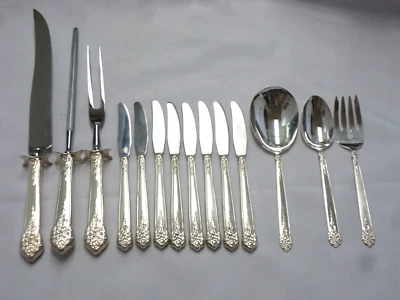 CUBIERTOS KING EDWARD MUSGO ROSA PLATA 14 piezas Foto 1 de 4