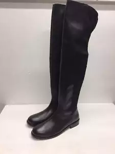 BNWT Long Tall Sally LTS Black Knee High Boots Size 7 UK - Picture 1 of 17