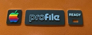 Apple Lisa ProFile Emblems(Badges) Set of 3 - (2) Factory Mint -(1 )Recovered - Picture 1 of 5