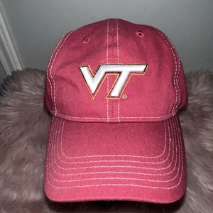 Virginia Tech Adjustable Snapback Hat New Maroon Melonwear - Picture 1 of 4