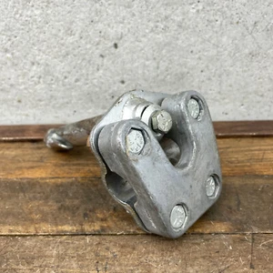 Double Clamp BMX Stem Neck Silver Fits Old School BMX 1 in Quill 70s 80s MX M2 - Picture 1 of 21